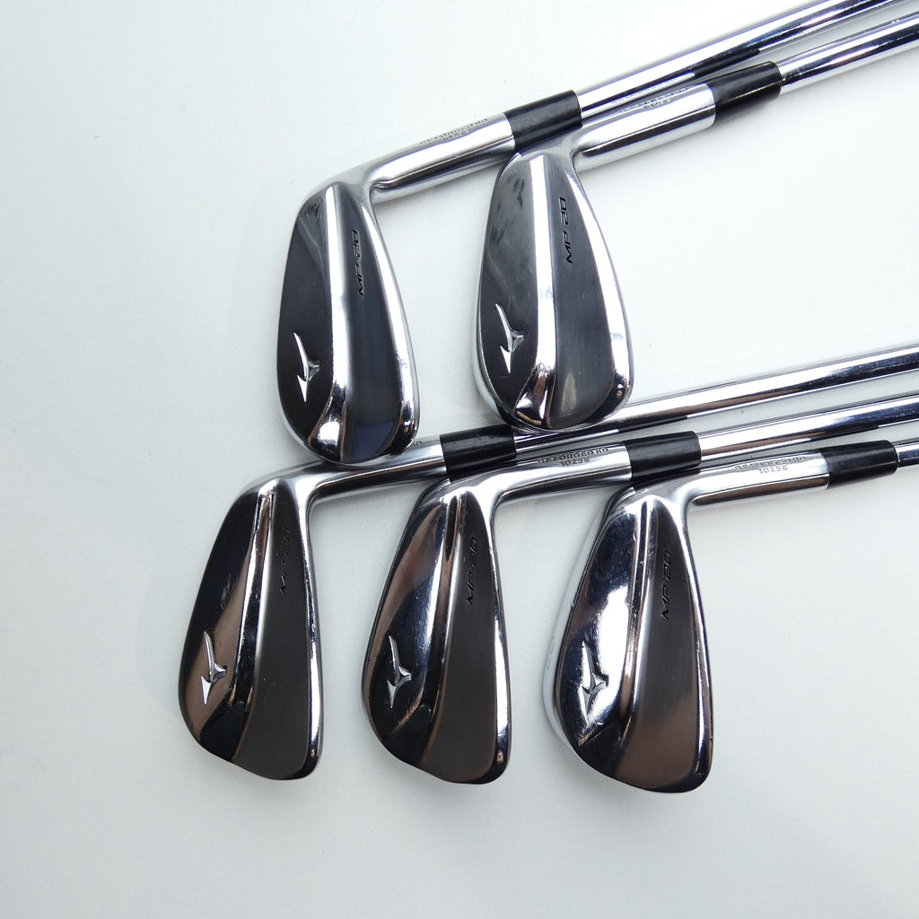 Used Mizuno MP-20 Iron Set / 6 - PW / Stiff Flex