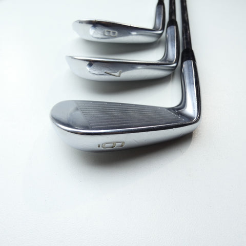 Used Mizuno MP-20 Iron Set / 6 - PW / Stiff Flex