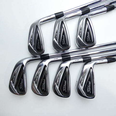 Used Titleist AP2 716 Iron Set / 4 - PW / Stiff Flex