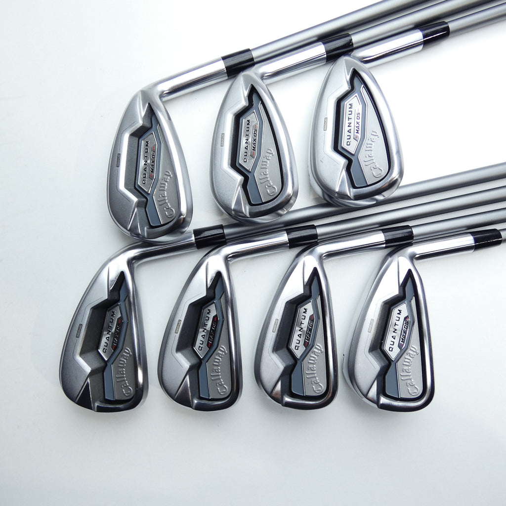 Used Callaway Quantum Max OS Iron Set / 4 - PW / Regular Flex