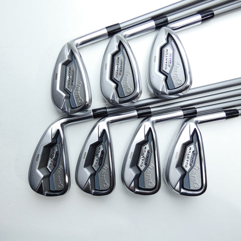 Used Callaway Quantum Max OS Iron Set / 4 - PW / Regular Flex