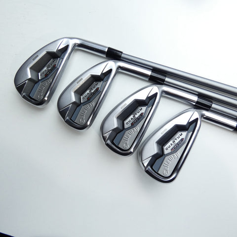 Used Callaway Quantum Max OS Iron Set / 4 - PW / Regular Flex