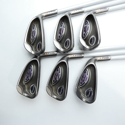 Used Ping Rhapsody 2008 Iron Set / 6 - SW / Ladies Flex