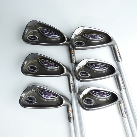 Used Ping Rhapsody 2008 Iron Set / 6 - SW / Ladies Flex