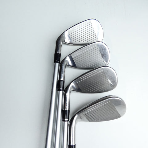 Used Callaway Solaire Gems Iron Set / 7 & 9 + PW & SW / Ladies Flex