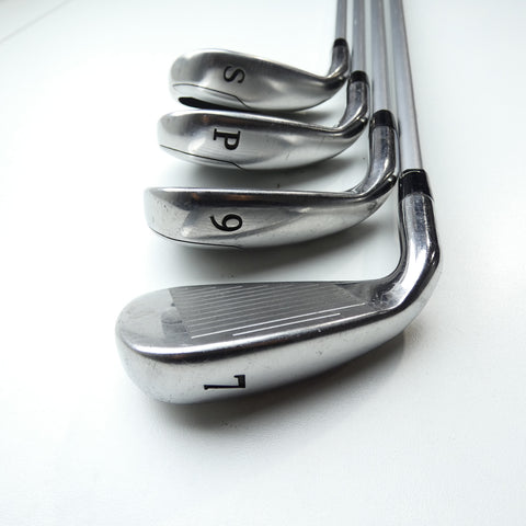 Used Callaway Solaire Gems Iron Set / 7 & 9 + PW & SW / Ladies Flex