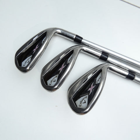 Used Callaway X Hot 2013 Iron Set / 6 - SW + AW / Ladies Flex