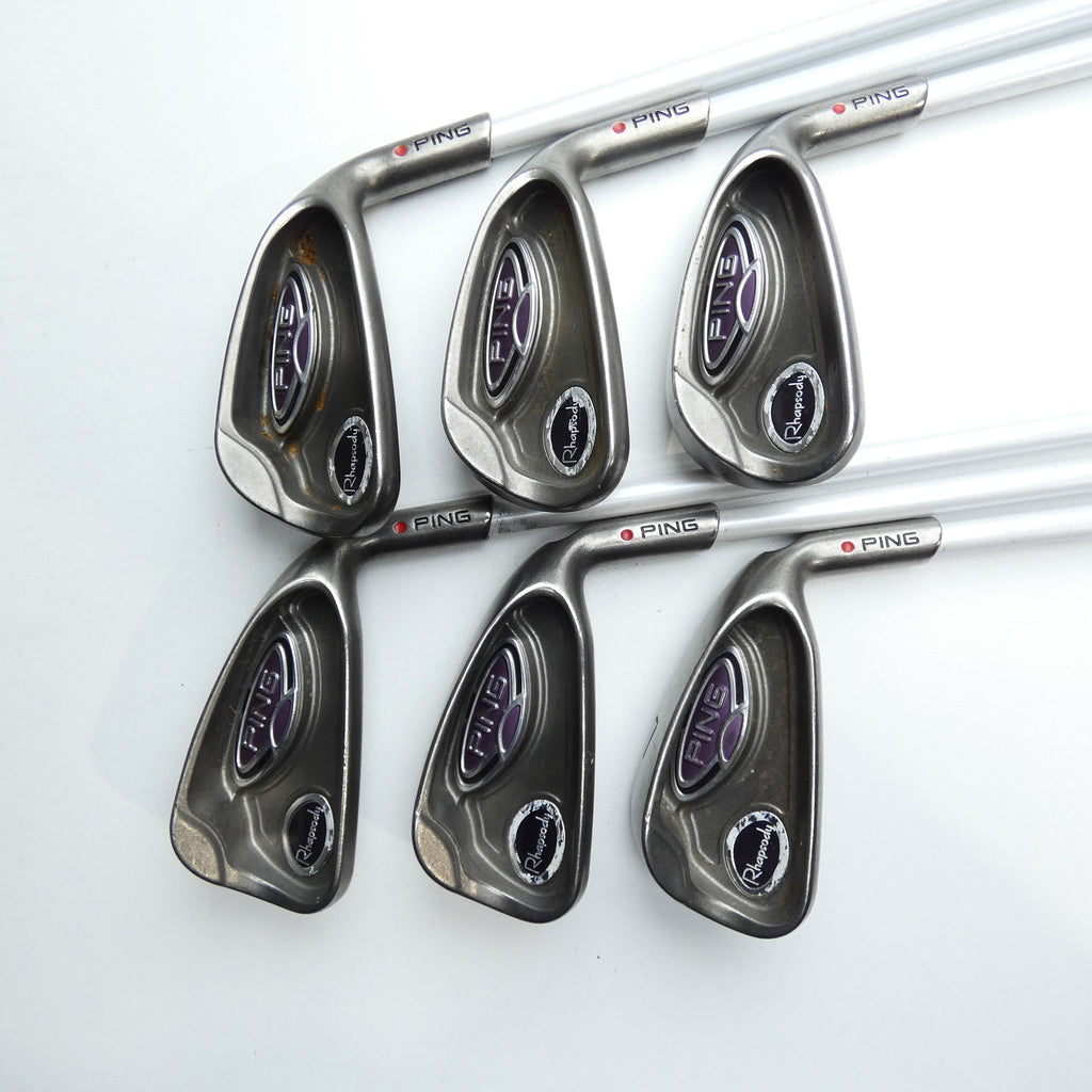 Used Ping Rhapsody 2008 Iron Set / 5 - PW / Ladies Flex