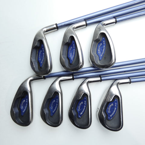 Used Callaway X-16 Iron Set / 4 - PW / Ladies Flex