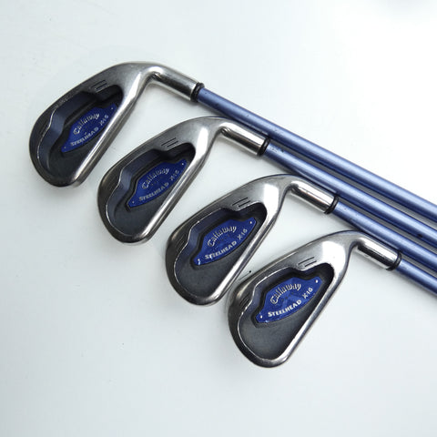 Used Callaway X-16 Iron Set / 4 - PW / Ladies Flex