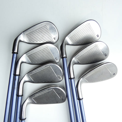 Used Callaway X-16 Iron Set / 4 - PW / Ladies Flex