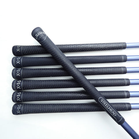 Used Callaway X-16 Iron Set / 4 - PW / Ladies Flex