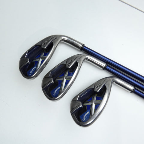 Used Callaway X-22 Iron Set / 5 - SW / Ladies Flex