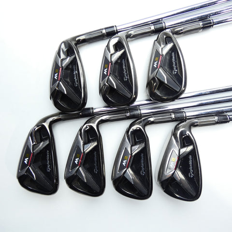 Used TaylorMade M2 2016 Iron Set / 5 - SW / Stiff Flex