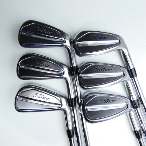 Used Titleist T200 2023 Iron Set / 5 - PW / Regular Flex