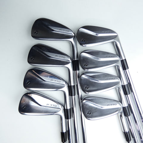 Used TaylorMade P770 2020 Iron Set / 4 - PW + AW / Stiff Flex