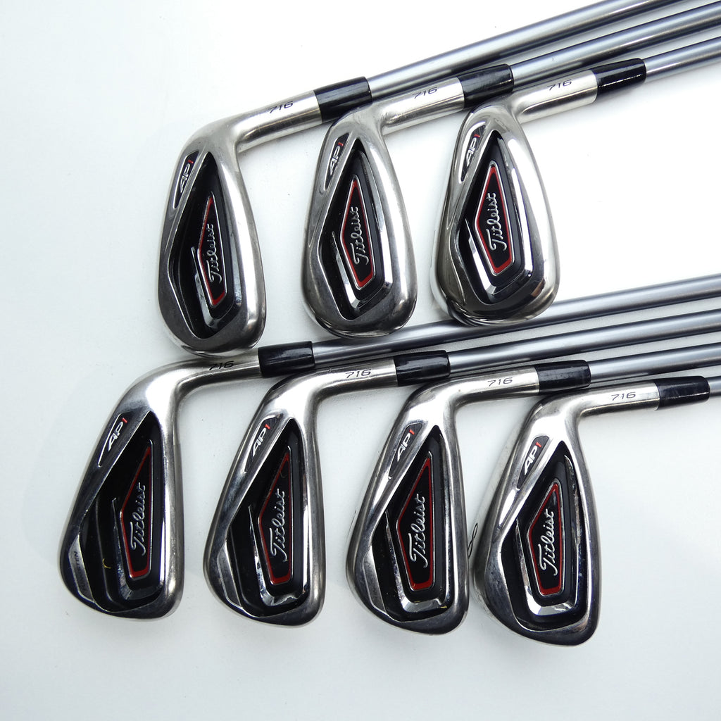 Used Titleist AP1 716 Iron Set / 5 - PW + GW / Regular Flex