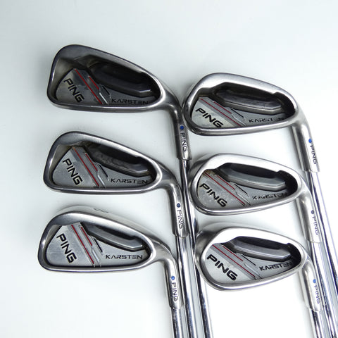 Used Ping Karsten 2014 Iron Set / 6 - SW / Regular Flex