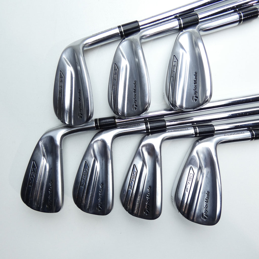 Used TaylorMade P790 2019 Iron Set / 5 - PW + AW / Stiff Flex