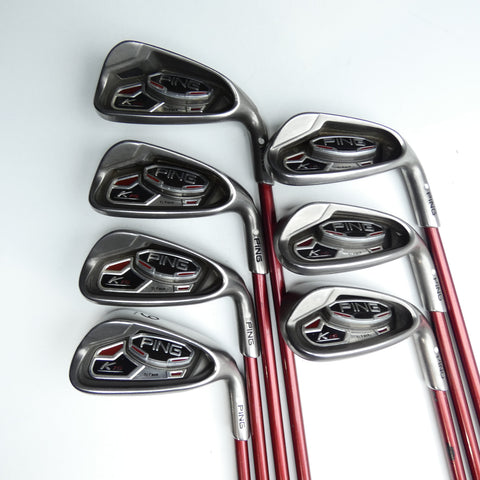 Used Ping K15 Iron Set / 6 - SW + AW / Soft Regular Flex