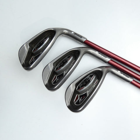 Used Ping K15 Iron Set / 6 - SW + AW / Soft Regular Flex