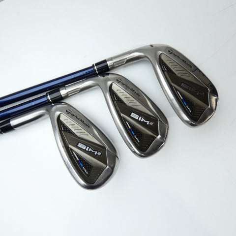 Used TaylorMade Sim2 Max Iron Set / 5 - SW / Regular Flex / Left-Handed