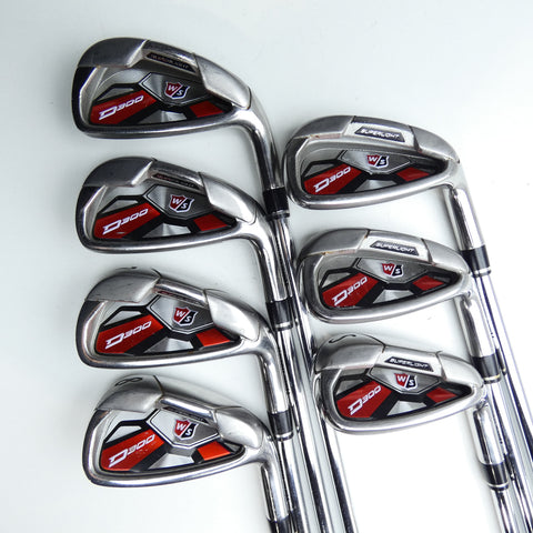 Used Wilson D300 Iron Set / 5 - SW / Regular Flex