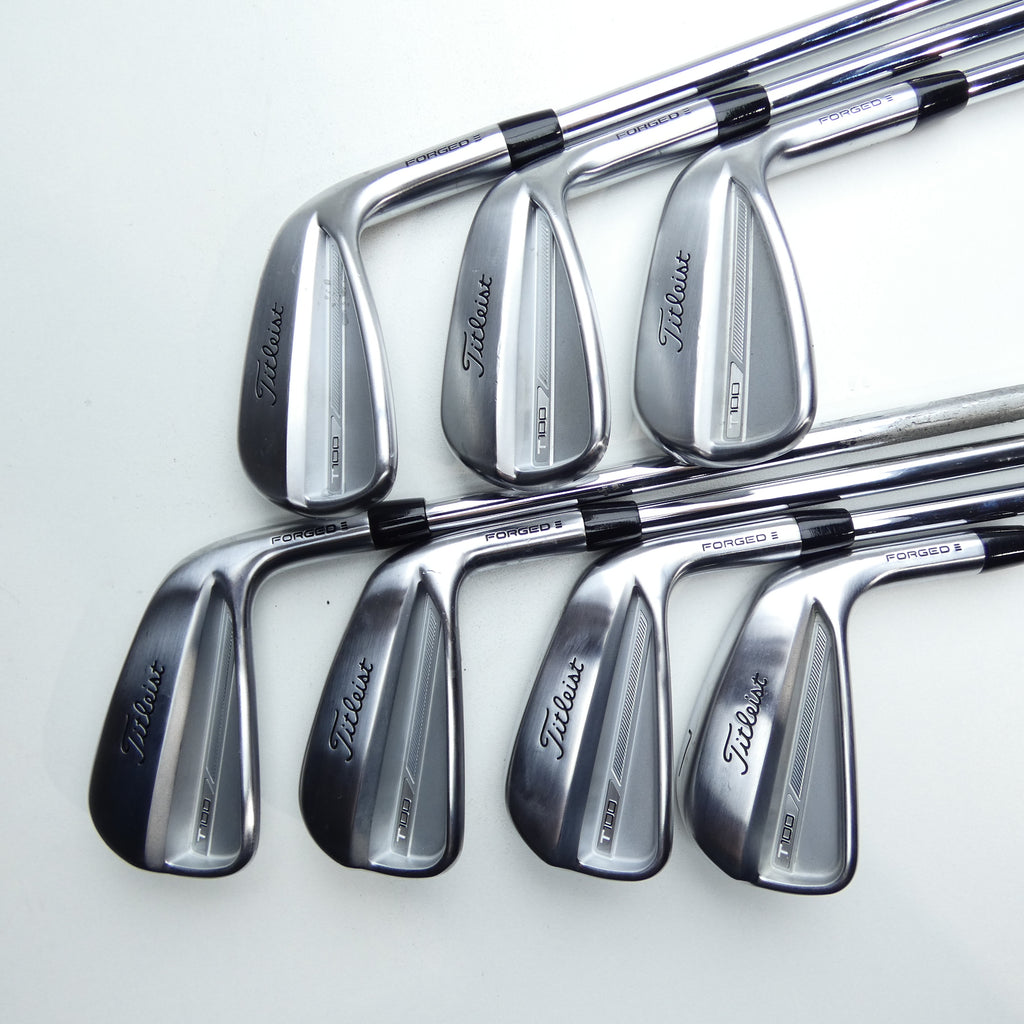 Used Titleist T100 2023 Iron Set / 4 - PW / Stiff Flex