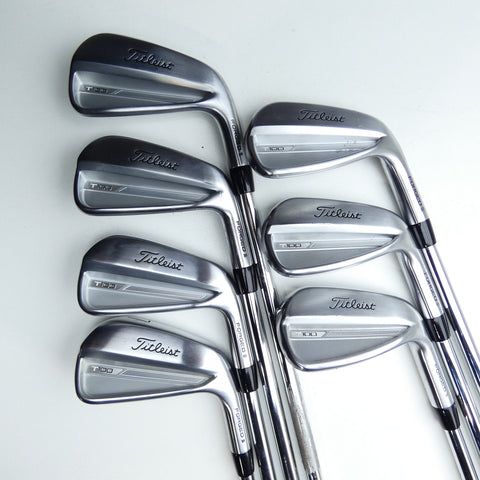 Used Titleist T100 2023 Iron Set / 4 - PW / Stiff Flex