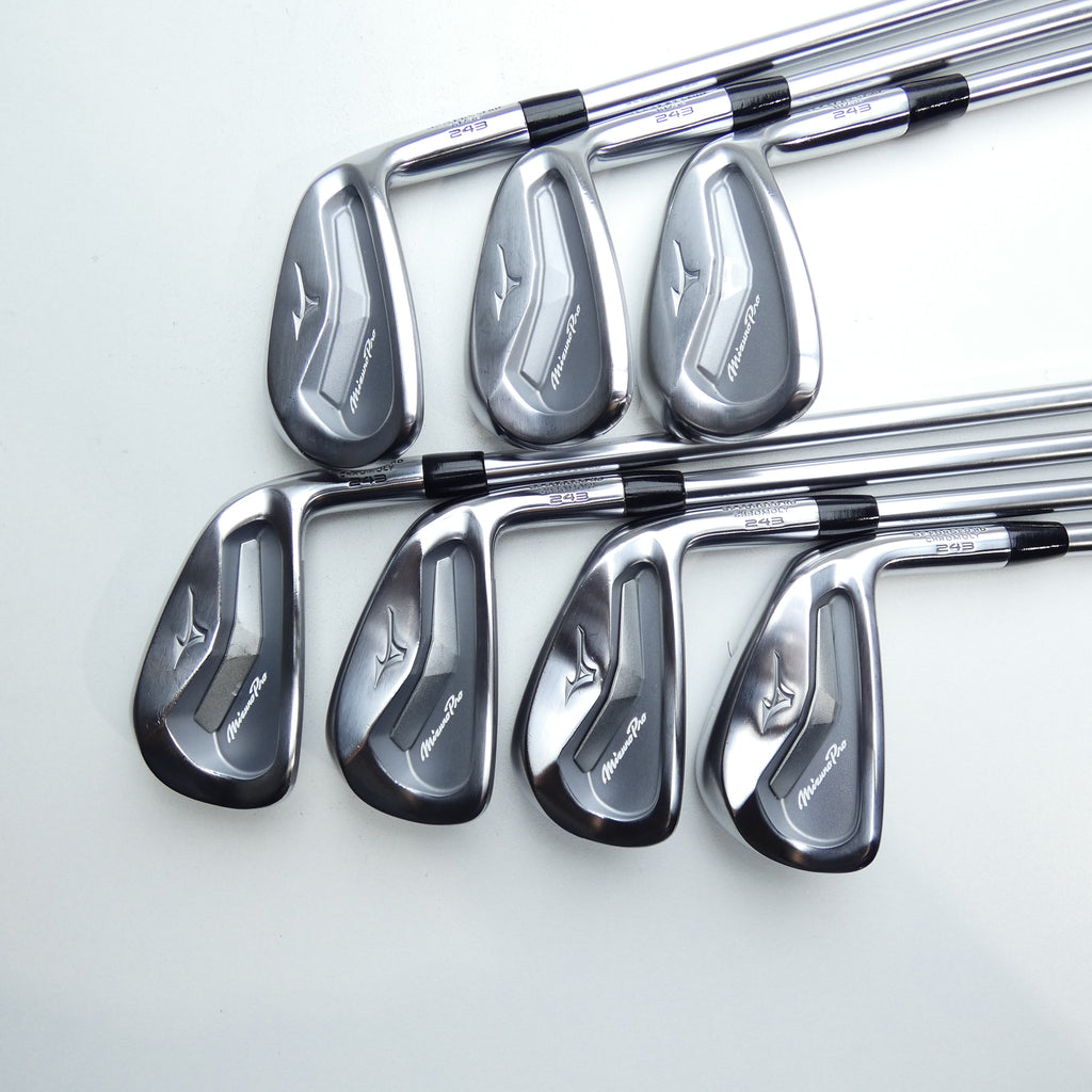 Used Mizuno Pro 243 Iron Set / 4 - PW / Stiff Flex