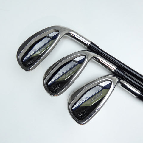 Used Wilson D9 Iron Set / 6 - SW + GW / A Flex