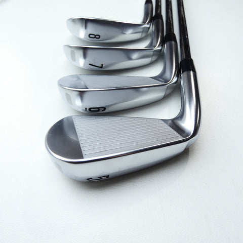 Used Srixon ZXi5 Iron Set / 5 - PW + AW / Stiff Flex
