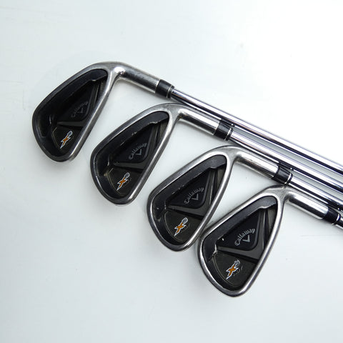 Used Callaway X2 Hot Iron Set / 6 - SW + AW / Regular Flex