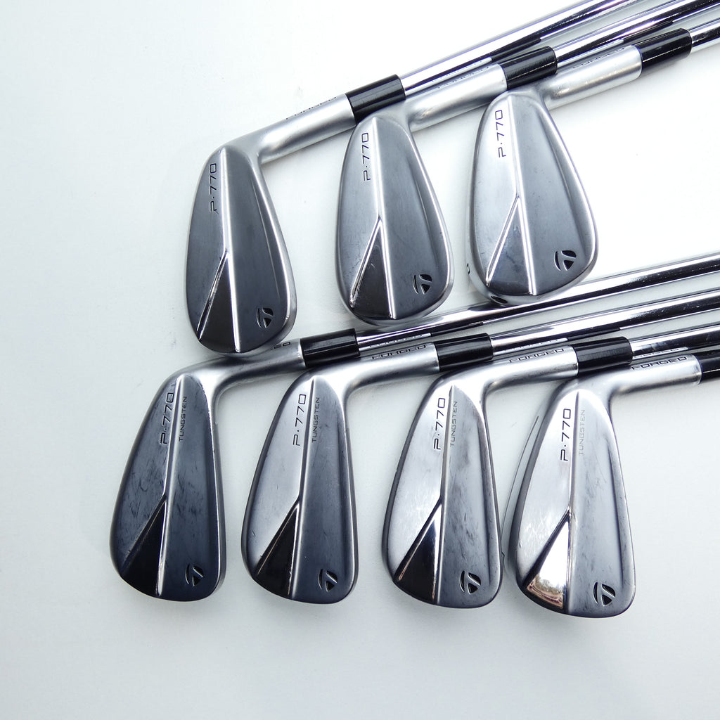 Used TaylorMade P770 2023 Iron Set / 4 - PW / Stiff Flex