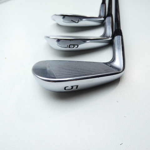 Used Mizuno Pro 221 Iron Set / 5 - PW / Stiff Flex