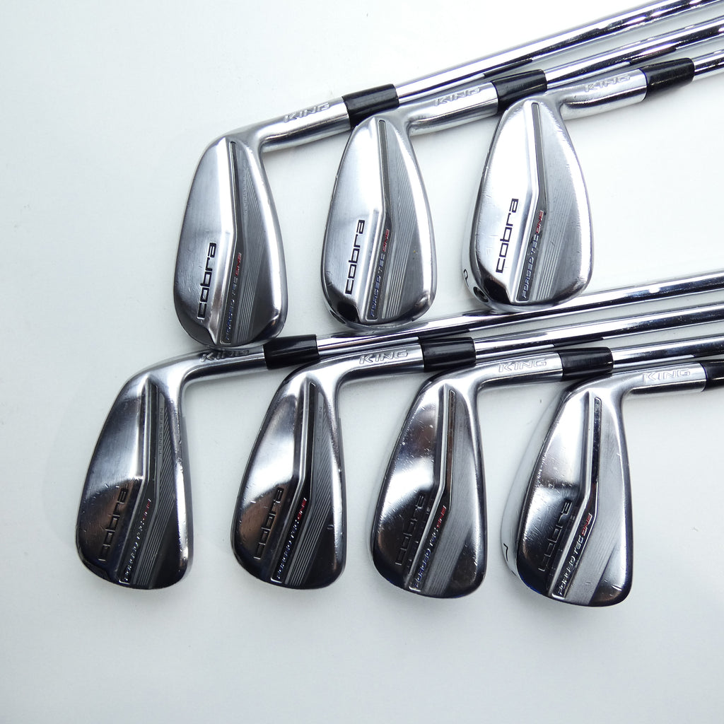 Used Cobra King Forged Tec One Length 2019 Iron Set / 4 - PW / Stiff Flex