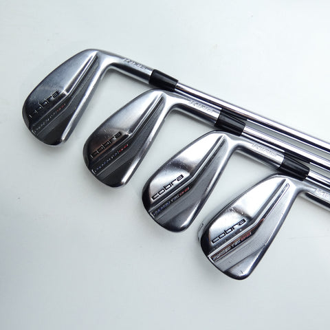 Used Cobra King Forged Tec One Length 2019 Iron Set / 4 - PW / Stiff Flex