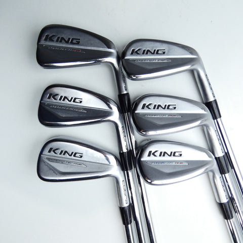 Used Cobra King Forged Tec One Length 2019 Iron Set / 5 - PW / Regular Flex