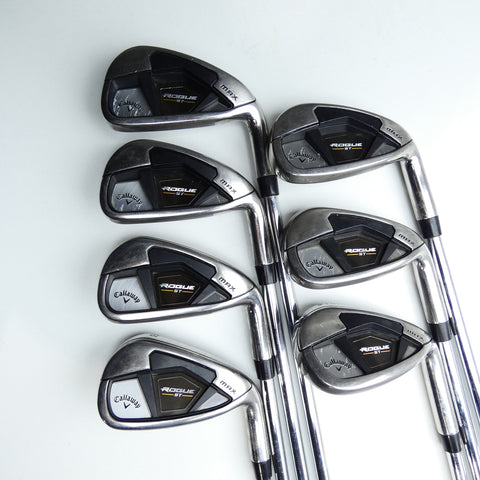 Used Callaway Rogue ST MAX Iron Set / 5 - SW / Regular Flex