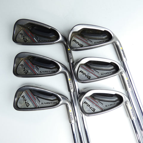 Used Ping Karsten 2014 Iron Set / 5 - PW / Regular Flex