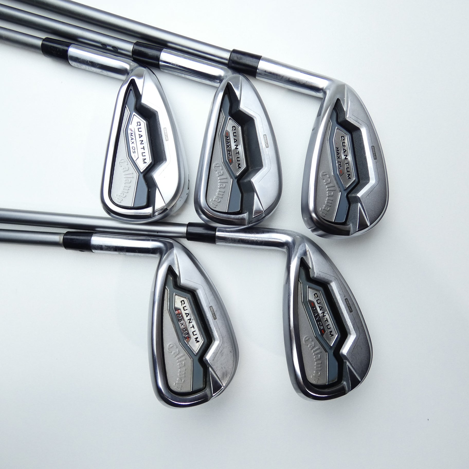 Used Callaway Quantum Max OS Iron Set / 6 - PW / Regular Flex / Left-Handed