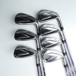 Used TaylorMade Stealth Iron Set / 5 - PW + AW / Stiff Flex