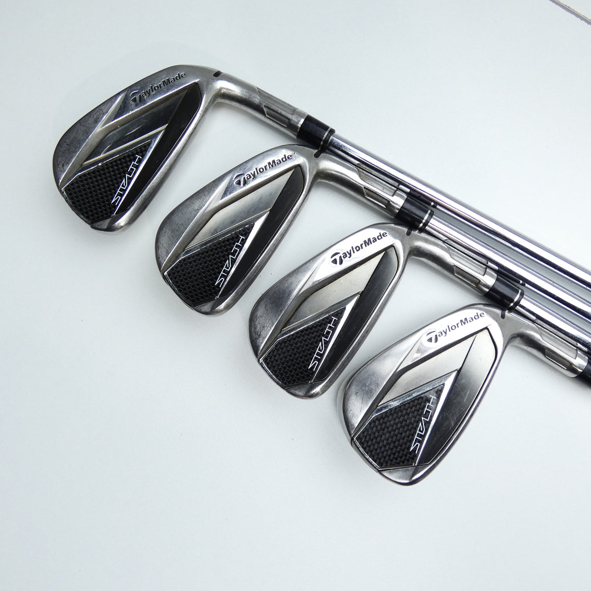 Used TaylorMade Stealth Iron Set / 5 - PW + AW / Stiff Flex