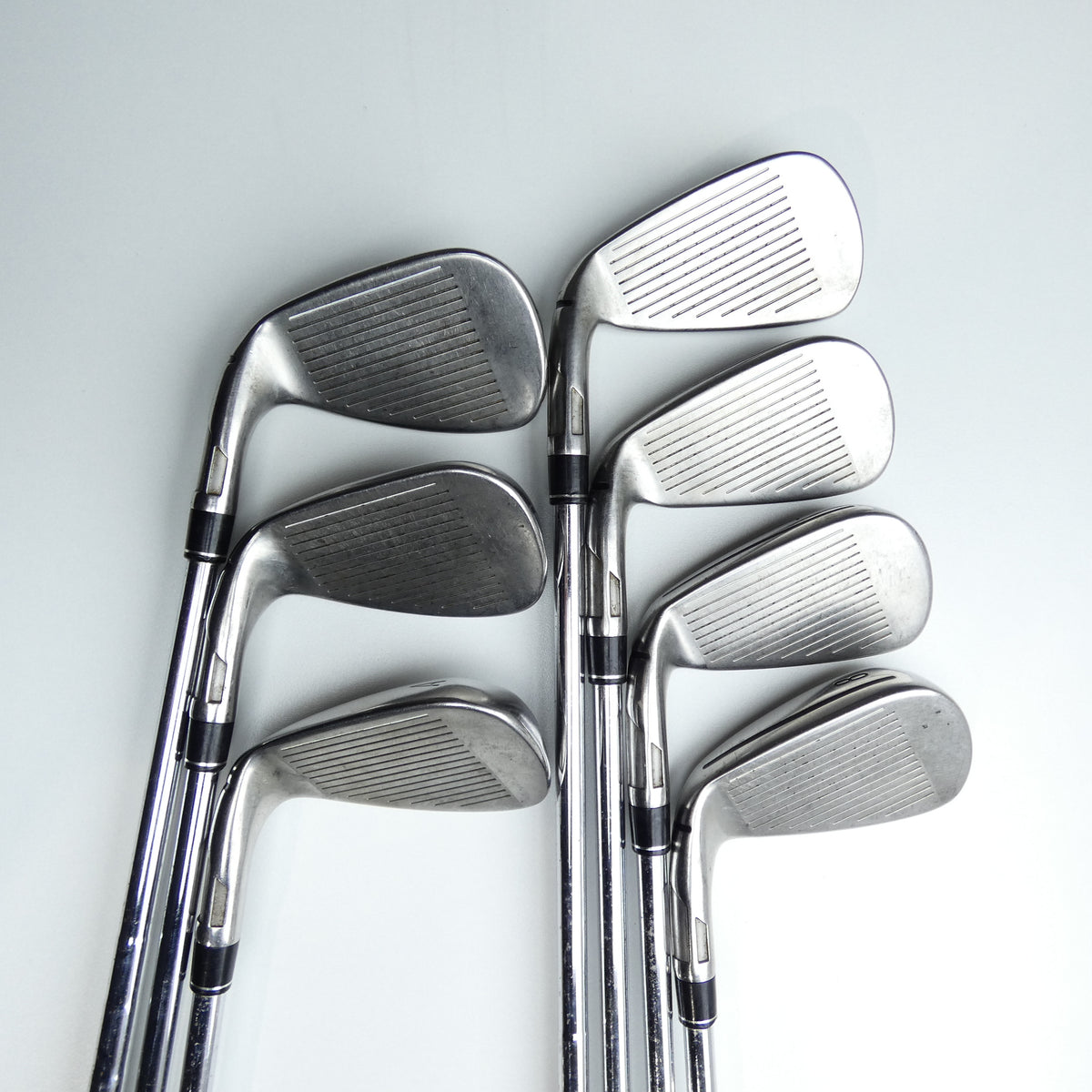 Used TaylorMade Stealth Iron Set / 5 - PW + AW / Stiff Flex