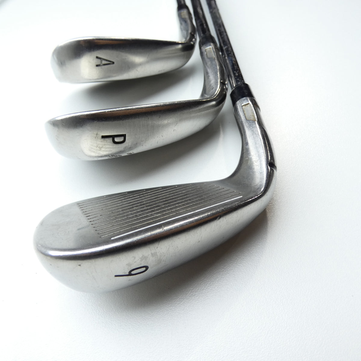 Used TaylorMade Stealth Iron Set / 5 - PW + AW / Stiff Flex