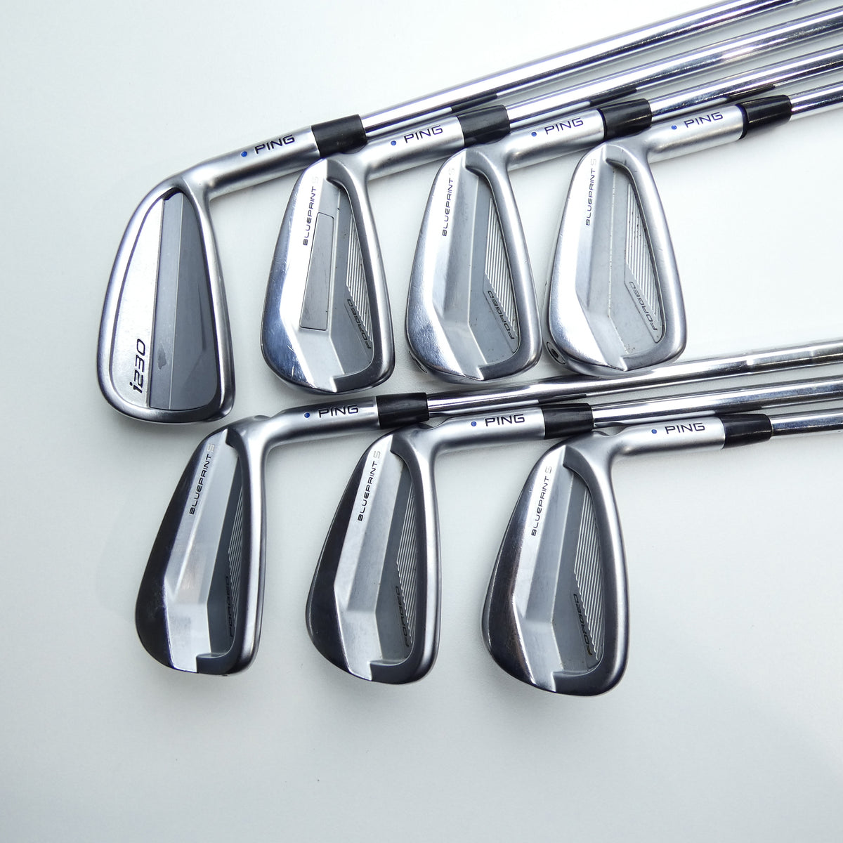 Used Ping i230 & Blueprint S Comb Iron Set / 4 - PW / X-Stiff Flex