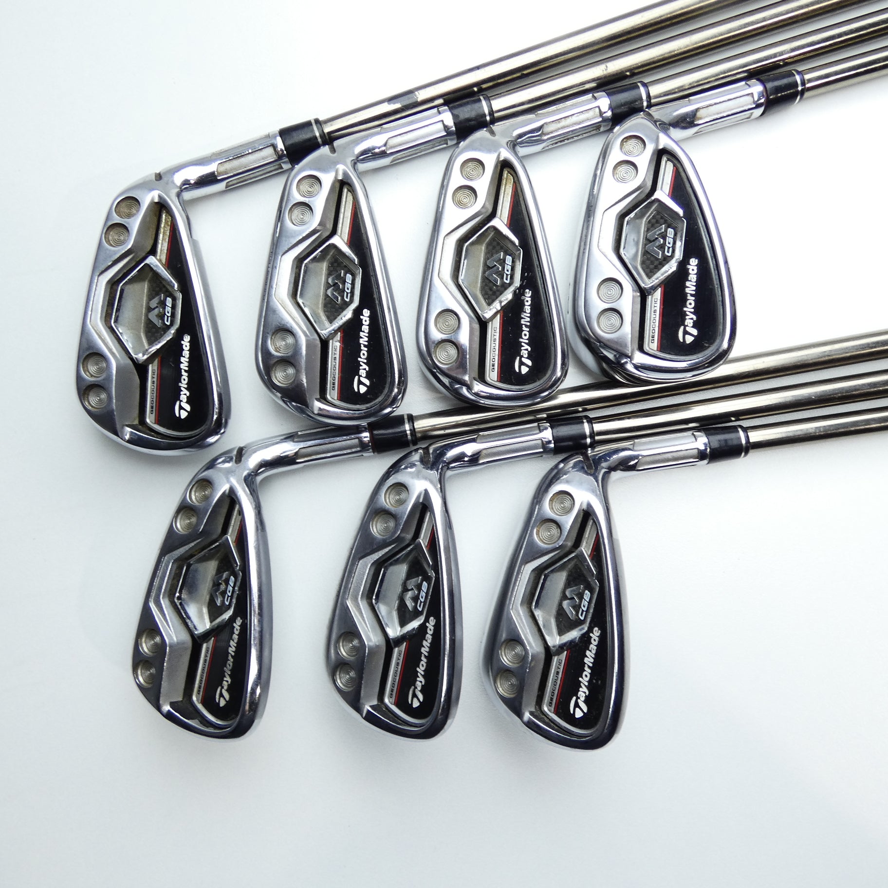 Used TaylorMade M CGB Iron Set / 5 - PW + AW / Regular Flex - Replay Golf 