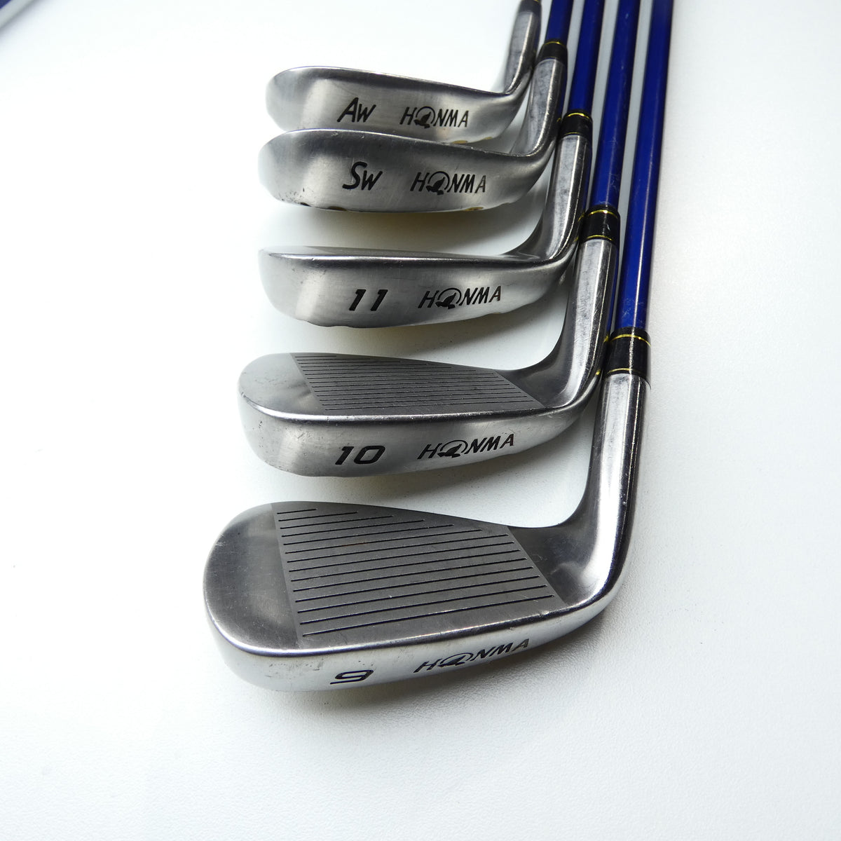 Used Honma Beres IS-06 Iron Set / 4 - SW + AW + GW / Regular Flex - Replay Golf 