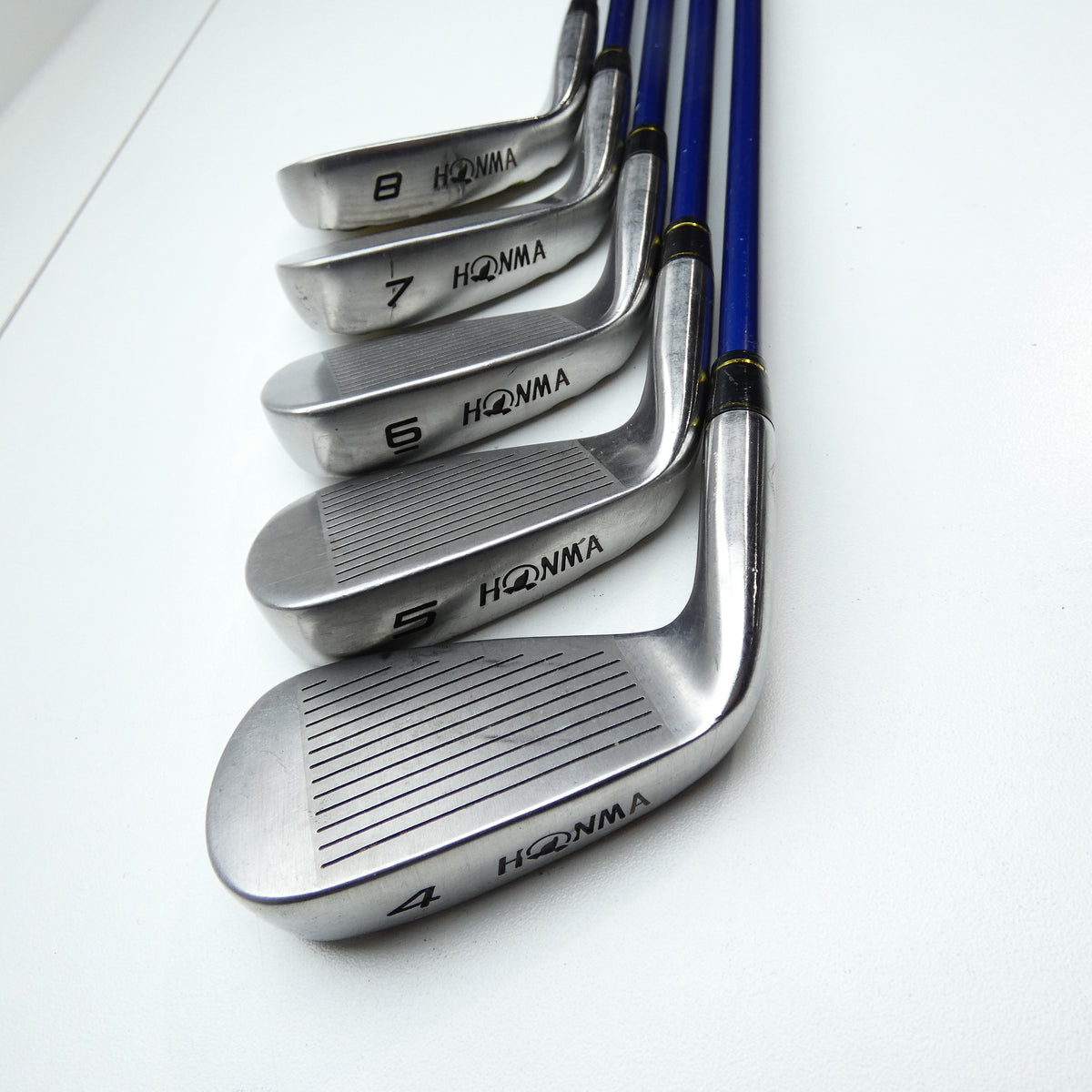 Used Honma Beres IS-06 Iron Set / 4 - SW + AW + GW / Regular Flex - Replay Golf 