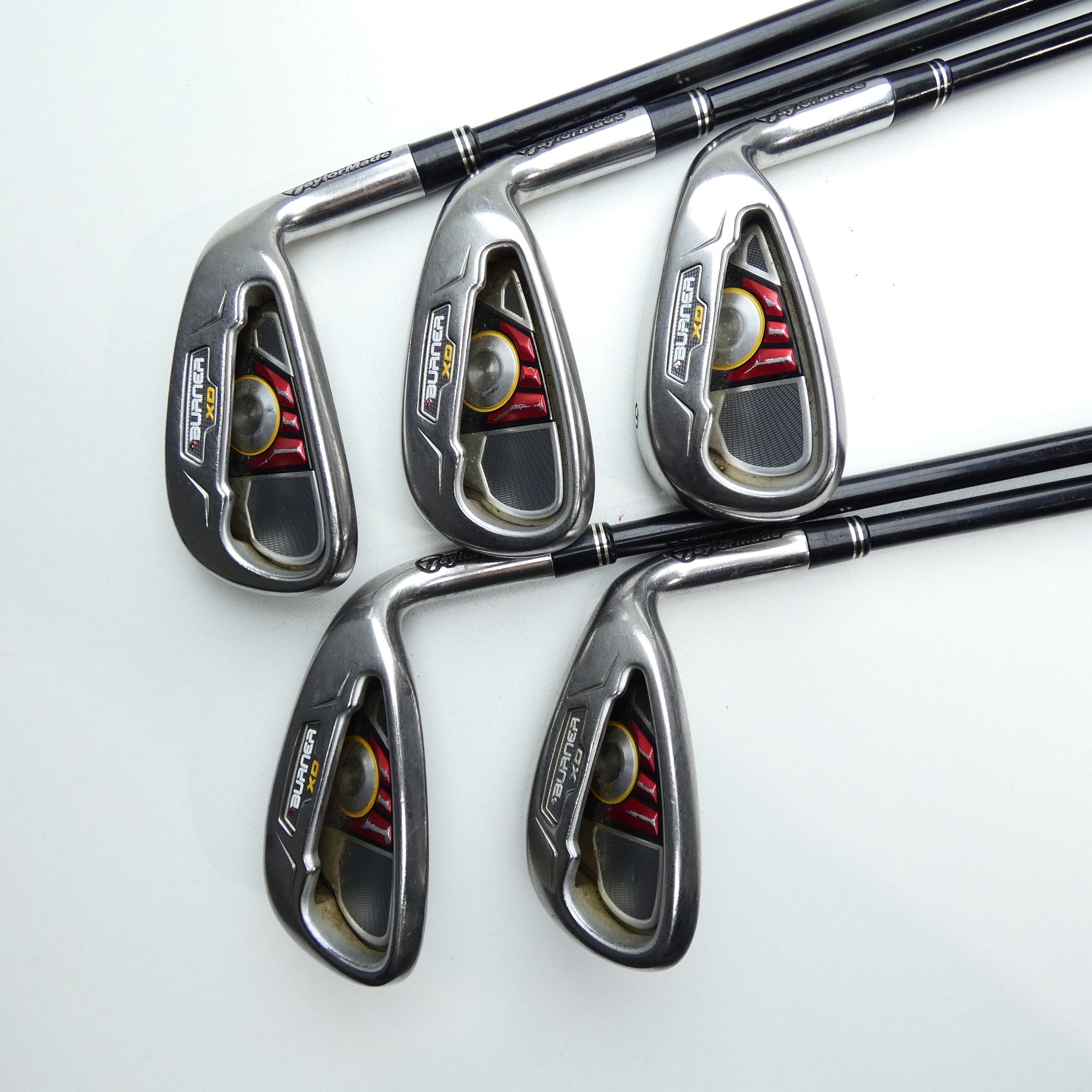Used TaylorMade Burner XD Iron Set / 7 - SW / Regular Flex - Replay Golf 